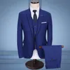 3pc Suit Men 2017 Autumn New Formal Wear Business Men Suits Slim Fit Casual Wedding Suits Dress Groom Plus Size Blazer Set 5XL-M