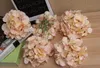 54 шт. PETAL состав Silk Гортензия цветок голова большой размер свадебные цветы украшения стены невесты букет аксессуары GA120
