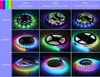 DC5V individually addressable ws2812b led strip light white black PCB 144 pixels smart RGB 2812 led tape ribbon waterproof IP67