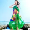 Women Sexy Swimwear Bikini Cover Ups Fashion Wraps Sunbathing Shawl Beachwear Summer Dresses Sunscreen Print Poncho Sarong Scarves B3948