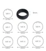 10pcs/set women's Silicone Wedding Rings Hypoallergenic O-ring Band Comfortable Lightweigh Ring for Men Couple Design Jewelry Gift