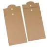 Caja de papel Kraft personalizado para el paquete de venta al por menor de 50 piezas para iPhone 8 8 Plus Caja de embalaje de vidrio templado Protector