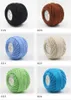 1ball = 50g 레이스 원사 Crocheting 용 100 % 코튼 원사 2.5mm 크로 셰 뜨개질 50g / pc 무료 배송을 사용하는 Fine Combed 원사