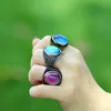 3 PCS Mood Stone Jewelry Temperature Contral Change Color Rings Emotion Feeling Ring for men and women Factory Sale