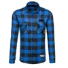 2018 nova marca Shirs cotidia xadrez de moda quente de manga longa camisa casual masculina camisetas jovens e 3xl