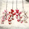 Free shipping Chinese plum flower wholesale simulation flower of flowers home decoration wedding fake flowers decorations for bedroom