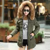 Female Jacket 2017 Women's Down Jacket Coat Winter Parka Large Size Fur Collar Hooded Thick Warm Long Hight Quality