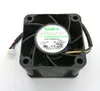 NIDEC W40S12BS4A5-57 DC12V 0.73A 40X40X28MM 4LINES مروحة تبريد الكمبيوتر