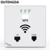 OUTENGDA 300 Mbps em Parede Wi-fi Ponto de Acesso Tomada Sem Fio AP para o Projeto Wi-fi do Hotel Apoio AC de Gerenciamento de RJ45 RJ11 WPS criptografia