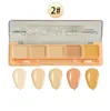 Nieuwe Collectie Basis 5 Kleur Contour Concealer Makeup Moisturizer Foundation Concealer Cover Skin Cream Face Maquiagem