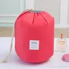 女性のための旅行ドレッサーの袋の化粧品化粧袋新しい韓国のエレガントな大容量の樽型ナイロン洗浄オーガナイザー収納100