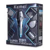 Trimmer Kemei KM5031 11 In 1 Hair Clipper Ear Trimmer Nose Trimmer 3Blade Shaver Engraving Trimmer Grooming Kit With 4 Guide Combs