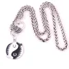 Trendy PFERD Yin Yang Anhänger Tao Yinyang Emaillierte Pferde Amulett Charm Anhänger Halskette Handel Assurance Service