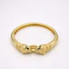 Pulseiras femininas com punho de ouro amarelo 18K joias 1811