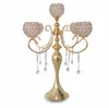 candelabros cristal de metal