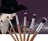 New 6 PCS Professional Bamboo Makeup Brushes Set Eye Shadow pincel maquiagem Foundation Blusher make up brushes