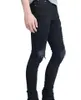 Parche de arte para hombres de la mejor calidad Slim Fit Jeans rasgados Hombres Hi-Street Hombres Denim Joggers desgastados Agujeros de rodilla Jeans lavados destruidos Jeans de hombres