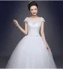 Plus Size Cheap Short Lace Sleeve With Crystal Wedding Dress 2018 Princess Style Bridal Gown Discount vestido de noiva