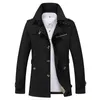 Legível masculino de moda masculina Designer de moda masculino Autumn slim marca inverno jaqueta masculina de algodão Windbreaker Men Trinch 4xl