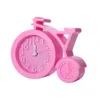 1 pièces Mini réveil muet horloges de vélo batterie chevet bureau décor cadeau (6 options de couleurs)