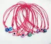 HOT Fashion Multicolor evil eye bead 10pcs/lot KABBALAH HAND Made Red String Bracelet Kabala Good Luck Bracelet For Women Gift A2