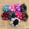 50Pcs Horse Show Pinup Dressage Crew Burlesque Plain Bun Cover Bow Hair Snood Net