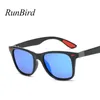 Runbird 브랜드 디자인 클래식 편광 선글라스 남성 여성 사각형 프레임 태양 안경을 운전하는 남성 Goggle UV400 Gafas de sol 53291