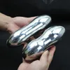 7 tamanhos de aço inoxidável sólido Anal Dildo Anus Expander Butt Stooper Plugs Metal Dilator Sexo Brinquedos para Adulto HH8-1-54