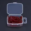 20 stks 6 cm vissen lokt simulatie regenworm worm kunstmatige aas pesca vissen zacht lokmiddel met vissen tackle box case