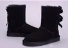 Women's Winter Snow Boots Fashion High Quality Cow Split Leather Classic Warm Cotton Shoes boot Woman