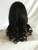 Pelucas de cabello humano virgen brasileño sin procesar, parte en U, pelucas de cabello humano ondulado natural, parte media ondulada, ninguna peluca de encaje para mujeres negras