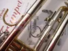Suzuki Trumpet Gold Lacquer e strumenti in ottone placcato argento Alta qualità Bb Trumpet strumenti musicali Trompeta con custodia