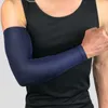 8 Solid Färg Cykling Sleeve Baseball Utomhus Sport Stretch Arm Sleeve Utökad Armband Cykling Kompressionshylsa