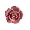 Puxadores, 8 peças elegantes rosa flor de cerâmica puxadores de armário alças de gaveta + parafuso 4840298