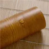 자체 접착제 월페이퍼 나무 곡물 장식 필름 벽 Sitcker 옷장 부엌 테이블 도어 데칼 껍질 및 스틱 1