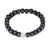 8mm natuursteen strengen kralen armbanden polsband elastische armband voor vrouwen mannen energie charm mode-sieraden