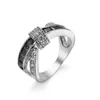 Mode av hög kvalitet 925 Silver Diamond Jewelry Heart Zircon Crystal Ring Valentine's Day Holiday Gifts HJ221294Z