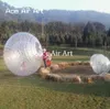 Globo transparente inflable con sello inferior hueco medio abierto superior para recreación de campo y competencia en venta