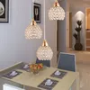 Moderne Crystal Eetkamer Plafond Hanglampen Glazen Cups Trap Case Hanglamp Bar Teller Opknoping Ophanging Verlichtingsarmaturen