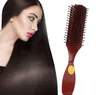 Escova de cabelo de plástico quente Pente ventilado para salão casa use ferramenta de beleza de cabeleireiro