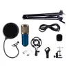 BM - 800 Dynamisk kondensor Wired Inspelning Mikrofon Sound Studio med Shock Mount Holder Set för inspelningskit KTV Karaoke