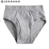 Giordano män underkläder män trosor solida underkläder män giordano ropa interiör underkläder maskulina 6 pack herrar trosor hombre207q