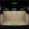 Veeleo 9 Colors Custom-Made Car Trunk Mats for All Car Artificial Leather Rear Boot Mat277E