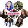 Isee Hair Brazilian Virgin Hair Straight Human Bundles 100% 처리되지 않은 1 피스 연장 10-36 인치 4 개 번들을 구입할 수 있습니다.