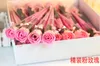 Savon Rose rouge saint-valentin, fleur de bain romantique, pour petite amie, cadeaux de mariage, fournitures de fête Festive GA118