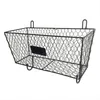 Hot sales!! 3pcs Wire Letter Mail Mount Metal Rack Basket Vintage Triple Organizer Black