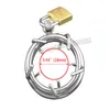 Chastity Devices Latest Male Spiked Anti-off Ring Stainless Steel Chastity Lock Bird Cage Belt #R45