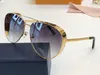 Luxury 1054 Designer Sunglasses For Unisex Fashion Oval Simple UV 400 Lens Coating Mirror Lens Color Plated Frame Come With Package Z1054E