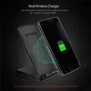 Chargers 2 bobinas Desktop Fast Qi Wireless Charger Stand Pad para iPhone 8 Plus x Samsung S8 Plus Universal Fast Portable Charger 9V/1