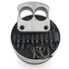 DFK кольцо на два пальца TC4 титановый пробойник для самообороны уличная пряжка карман для выживания EDC костяшки мульти инструменты311h